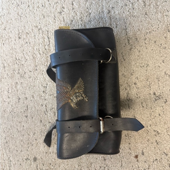 Willie and Max vintage eagle saddlebag for motorcycle- great vintage condition - Picture 2 of 14